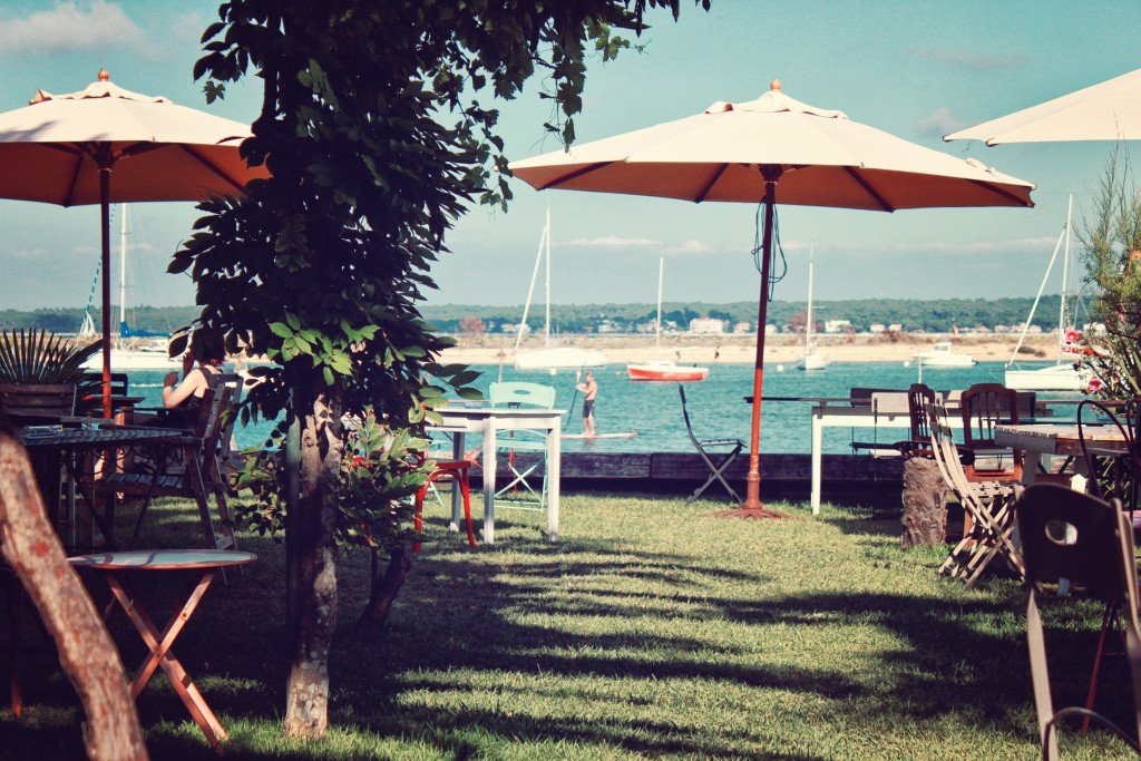 Франция кафе в Cap Ferret