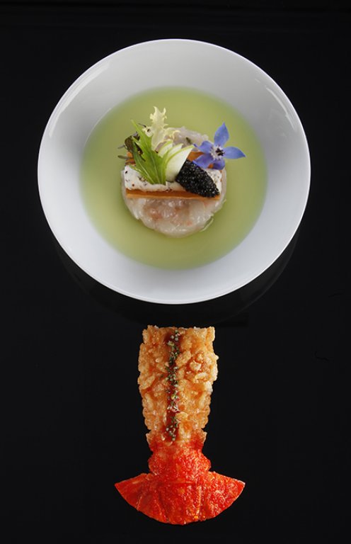 lameloise-duo-langoustines Бургундия 
